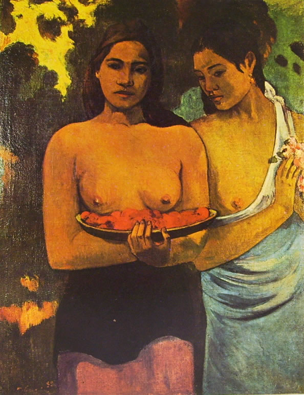 Al momento stai visualizzando Due donne tahitiane di Paul Gauguin